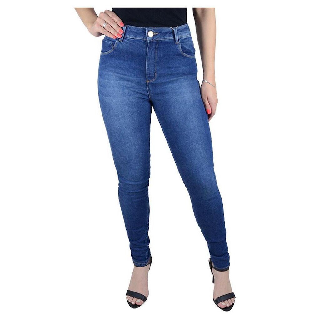 Calça Feminina Lado Avesso Jeans Pin-Up Whash - L2481