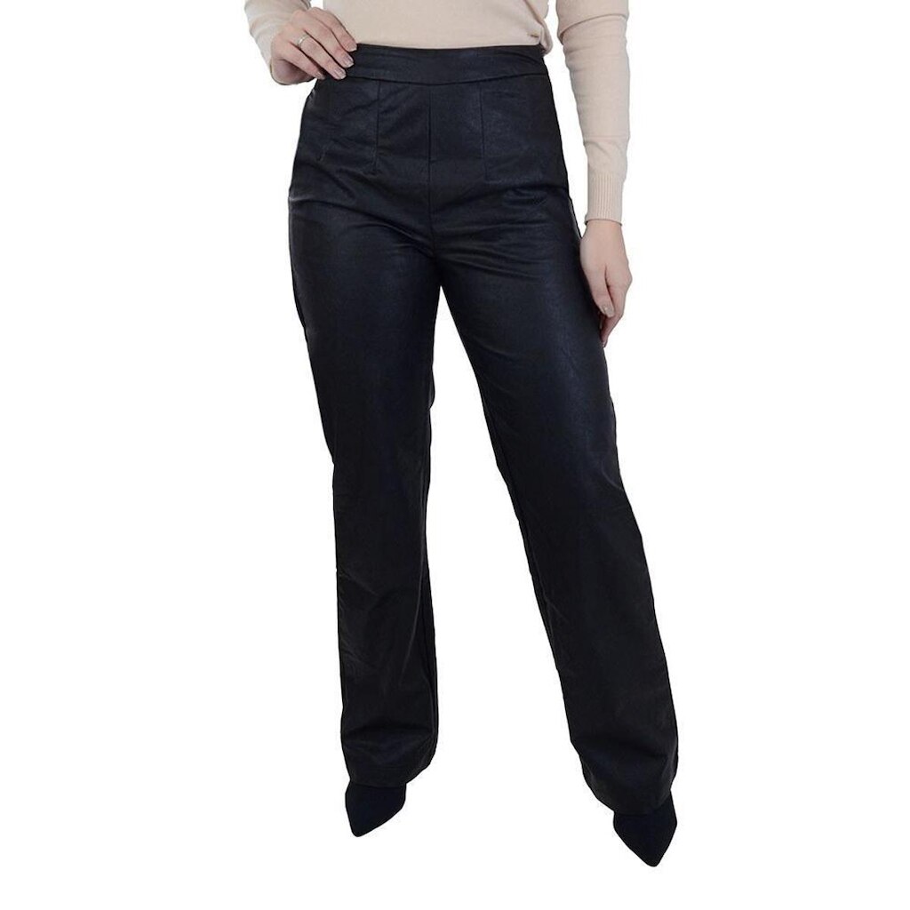 Calça Feminina Lado Avesso Wide Leg