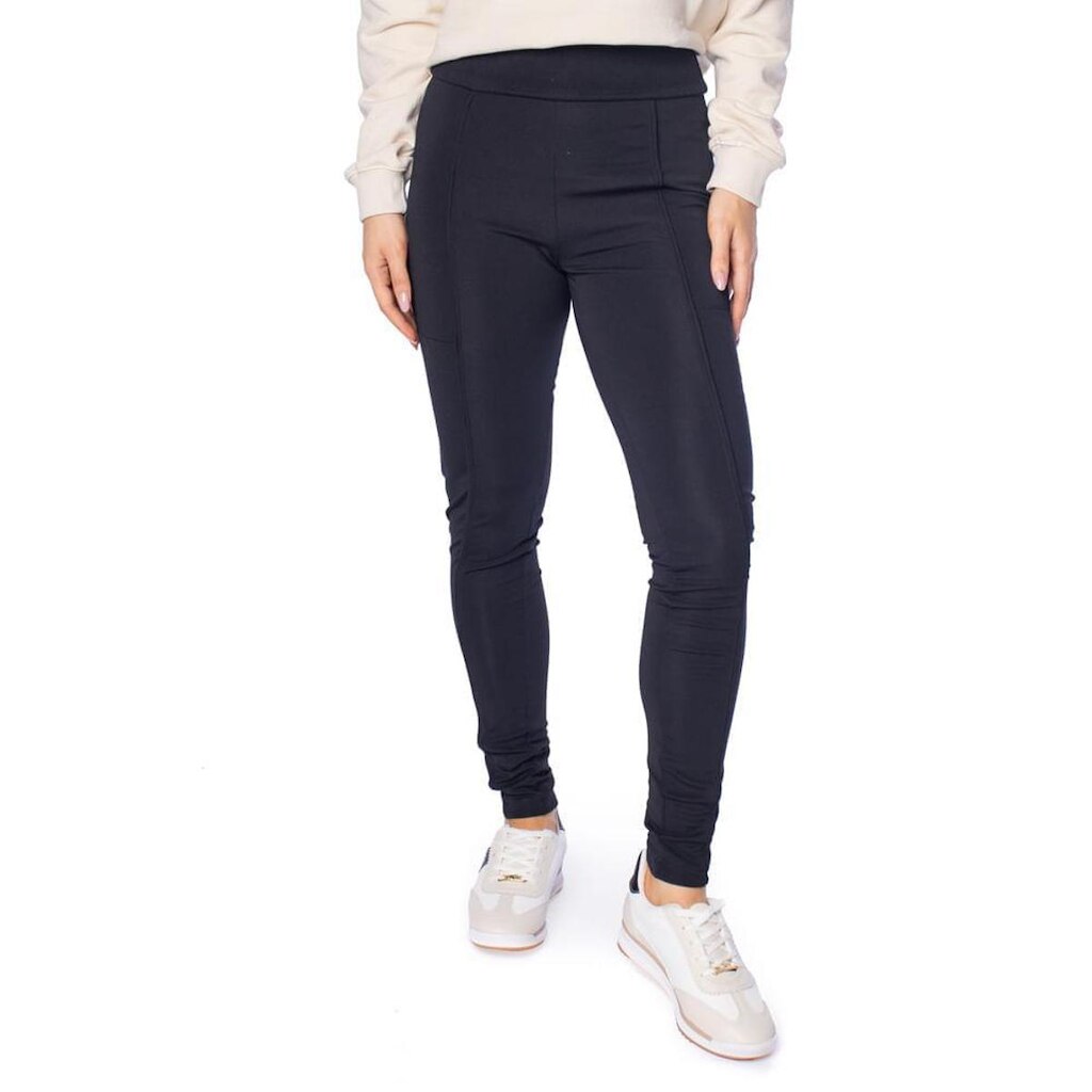 Calça Feminina Olho Fatal Malha Montaria Preto