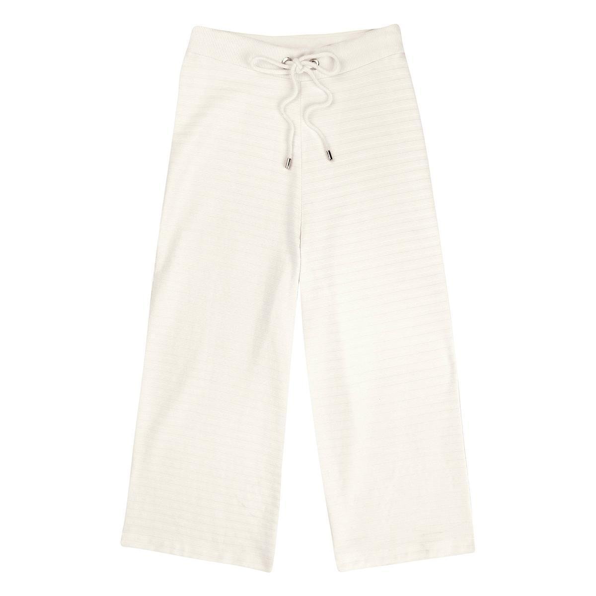 Calça Feminina Pantacourt Cintura Alta Em Malha Texturizada - 05UKN10EN5 - Off White Menor preço em Calça Feminina Pantacourt Cintura Alta Em Malha Texturizada - 05UKN10EN5 - Off White