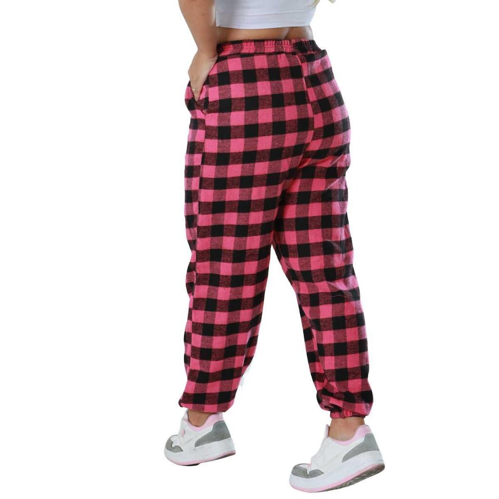 Calça Feminina Xadrez Modelo Comfort Premium