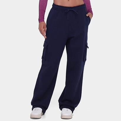 Calça Fila Comfort Cargo Letter Feminina - Feminino