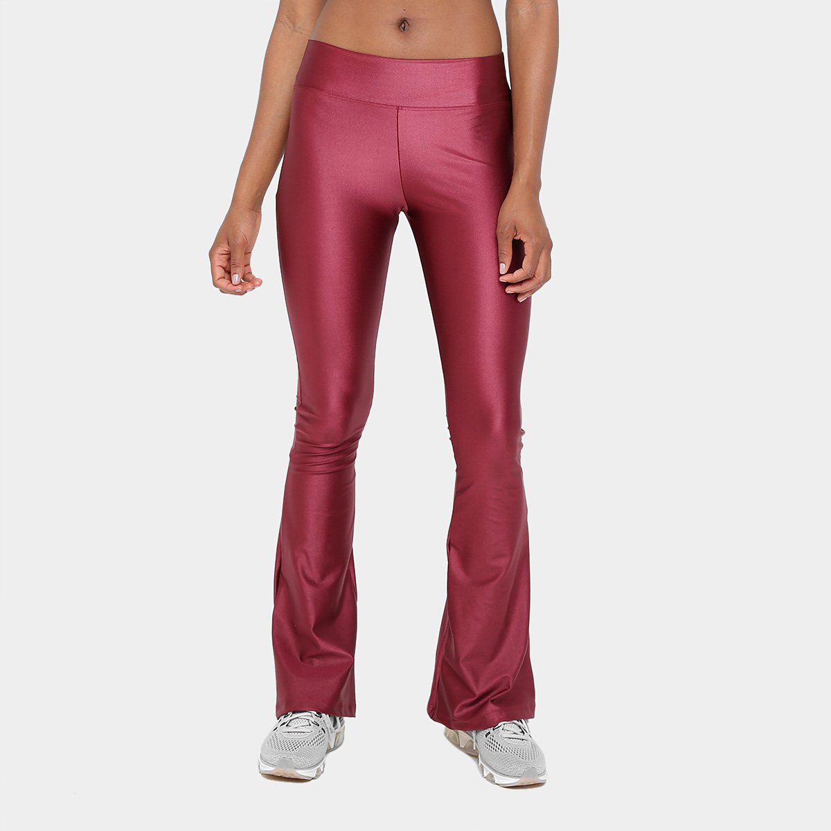 calça flare cirre cintura alta