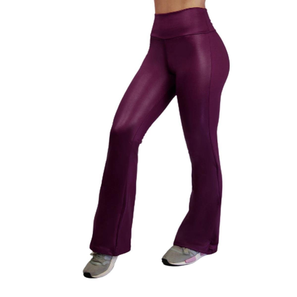 Calça Flare Cirrê Cintura Alta Wolfox - Vinho é ruim? Calça Flare Cirrê Cintura Alta Wolfox - Vinho é boa?