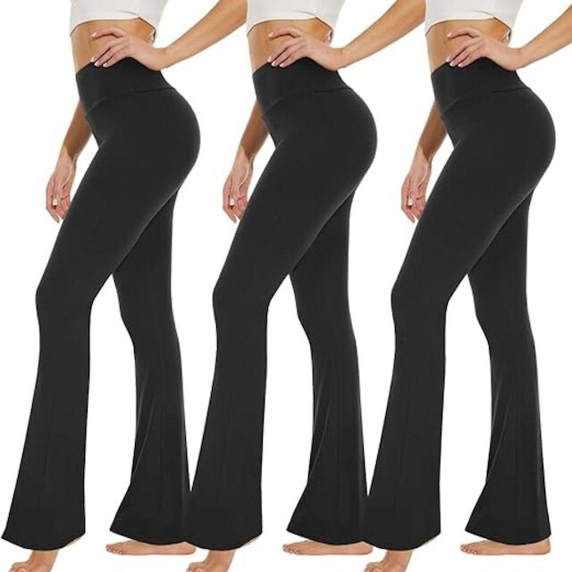 Calça Flare Feminina Cintura Alta Legging Suplex Leguin