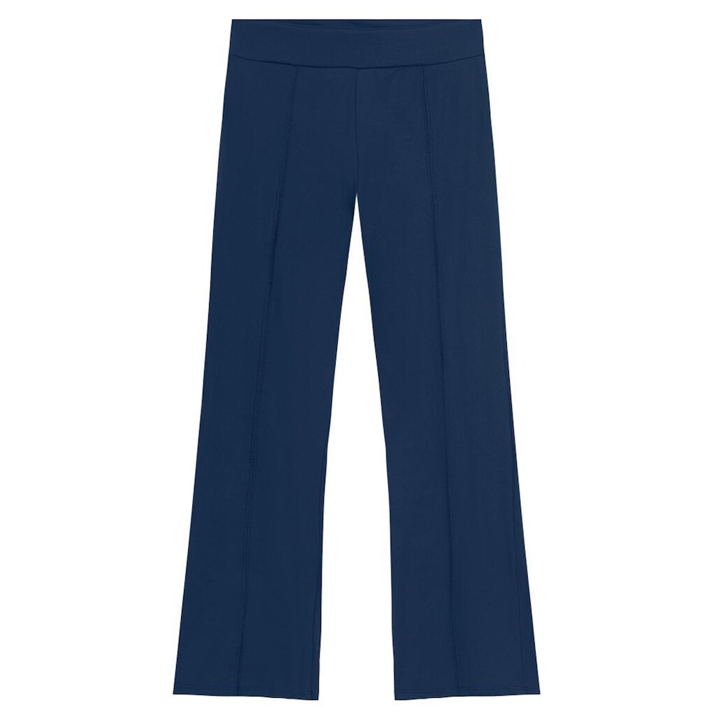 Calça Flare Infantil Menina em Malha Active Azul Brandili