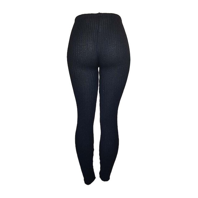 Calça Fuso Katlen Tricot Canelado - segunda pele