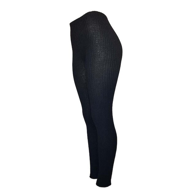 Calça Fuso Katlen Tricot Canelado - segunda pele