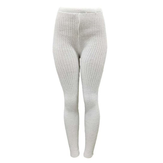 Calça Fuso Katlen Tricot Canelado - segunda pele