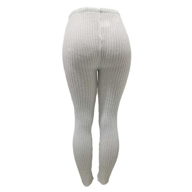 Calça Fuso Katlen Tricot Canelado - segunda pele