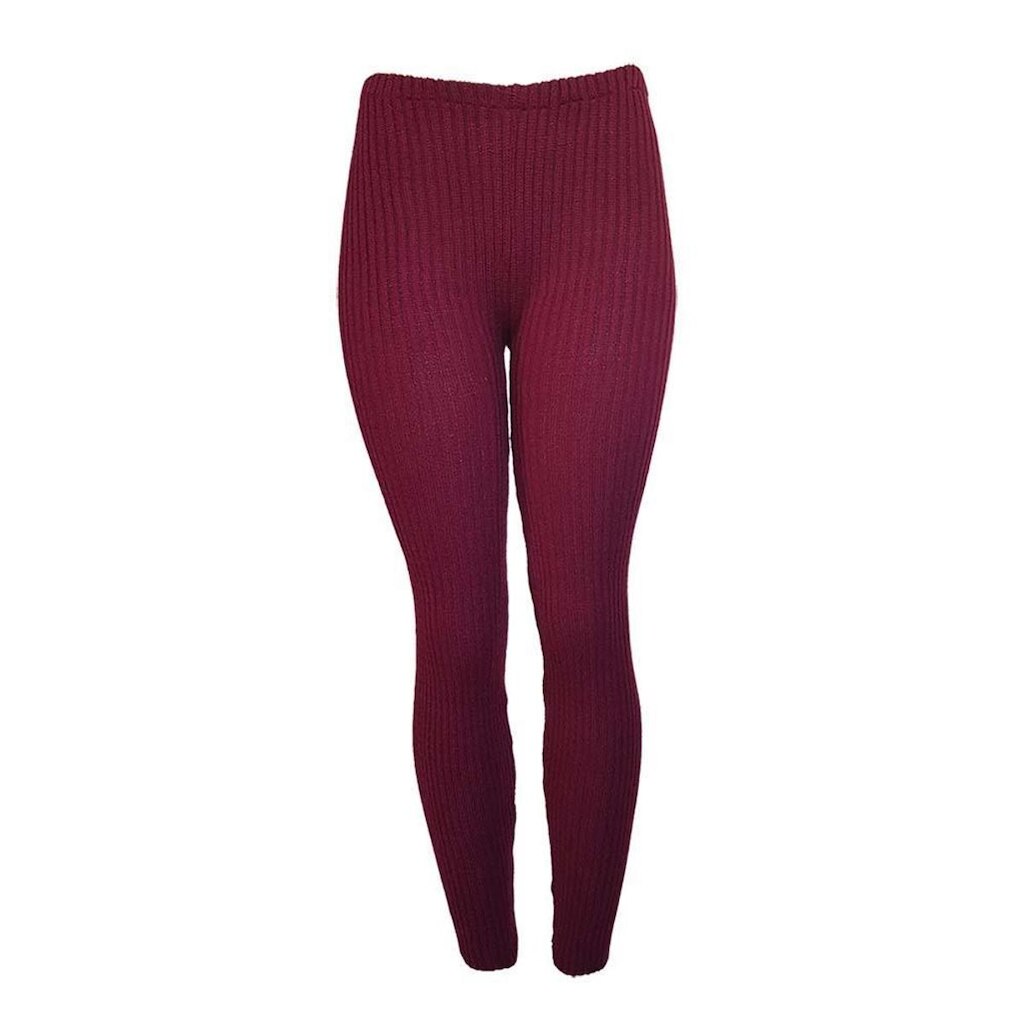 Calça Fuso Katlen Tricot Canelado - segunda pele