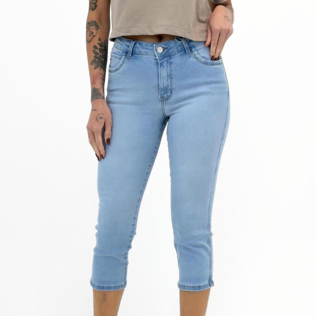 Calça Geração Moderna Jeans Cropped Feminina