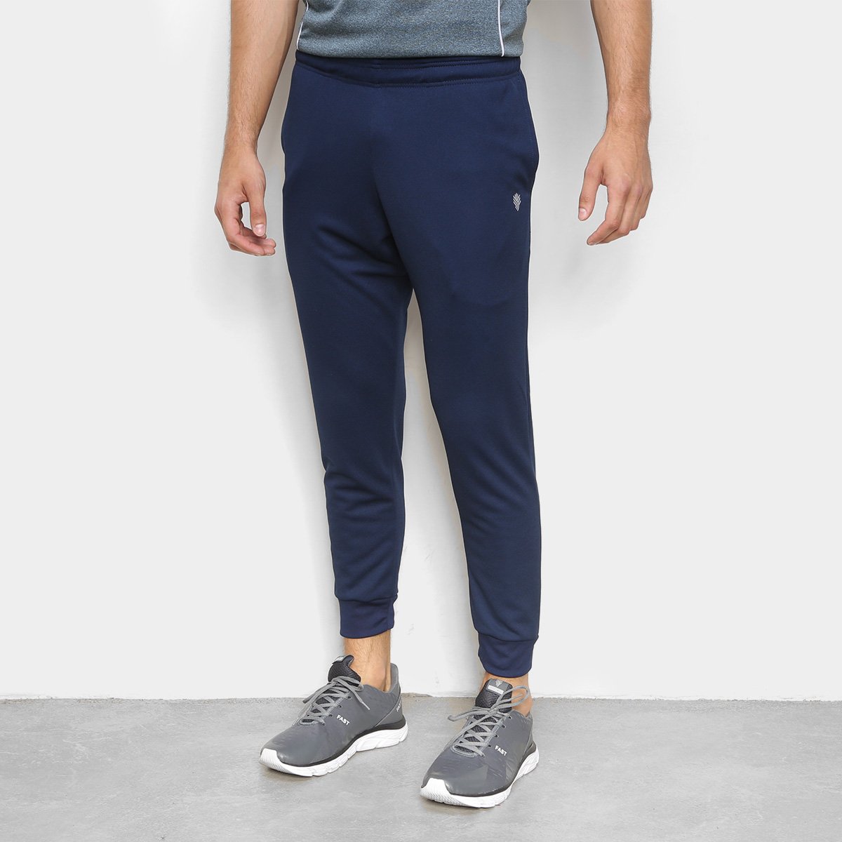 Calça Gonew Jogger Mescla Masculina - Marinho Menor preço em Calça Gonew Jogger Mescla Masculina - Marinho