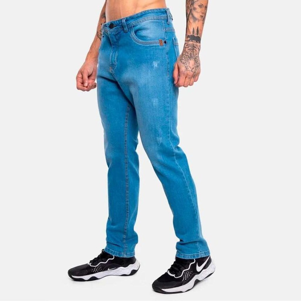 Calça HD Jeans Slim Azul