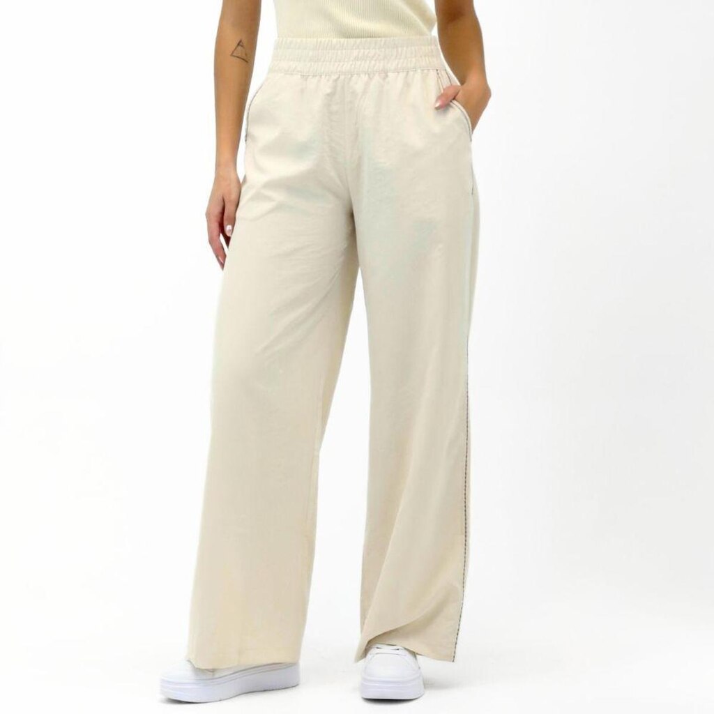 Calça Hering Pantalona em Tecido Feminina