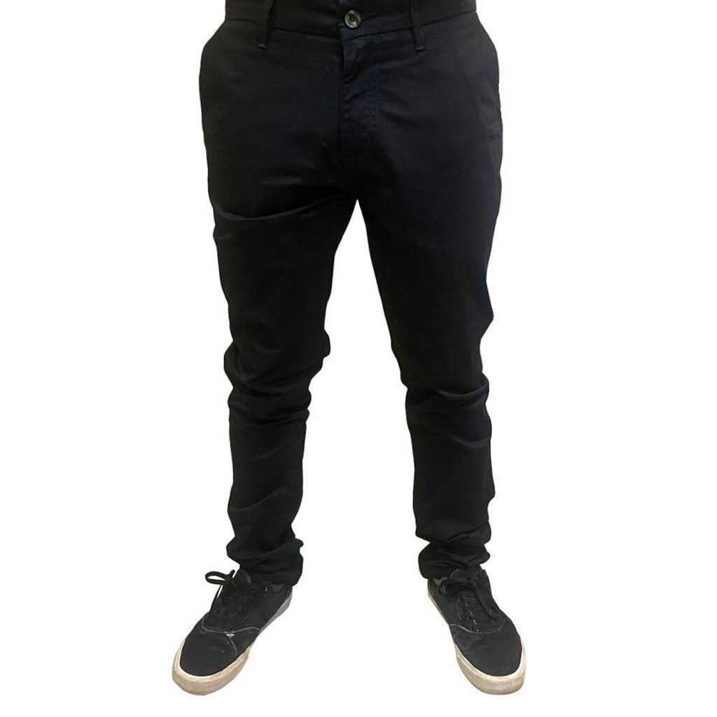 Calça Individual Sarja Bolso Preto