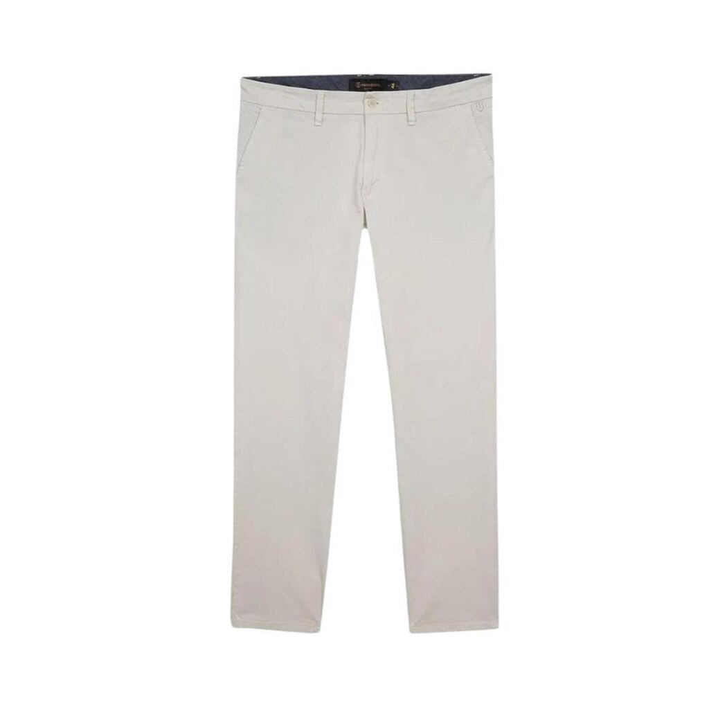Calça Individual Sarja Slim Bolso  Off White