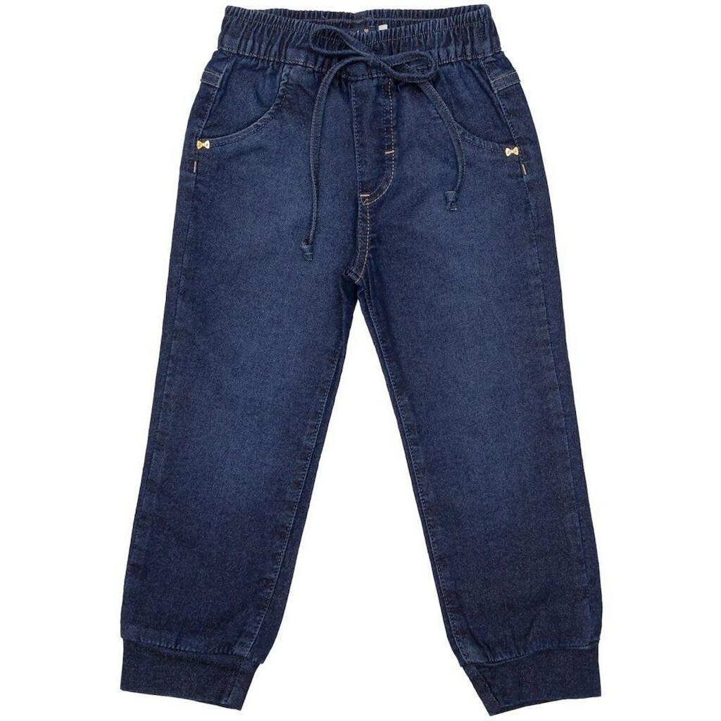 Calça Infantil Look Jeans Jogger Jeans - UNICA - 01