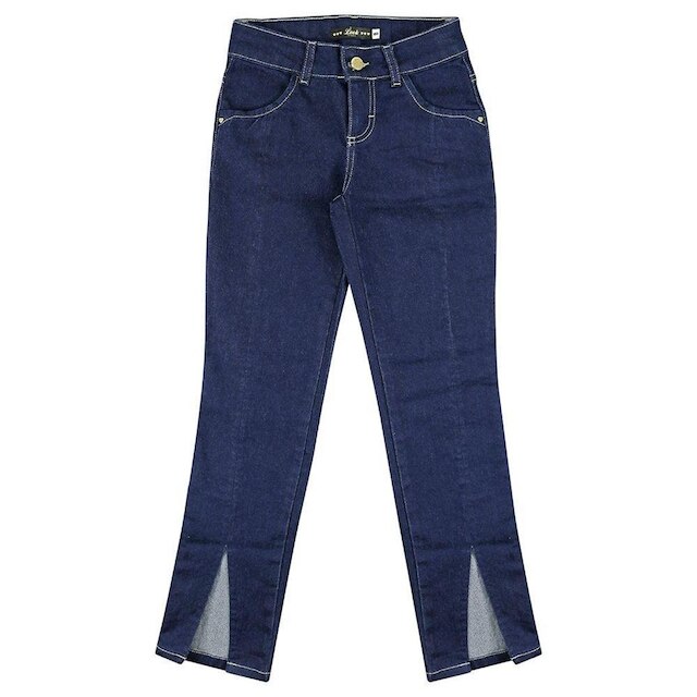 Calça Infantil Look Jeans Skinny Jeans Feminina