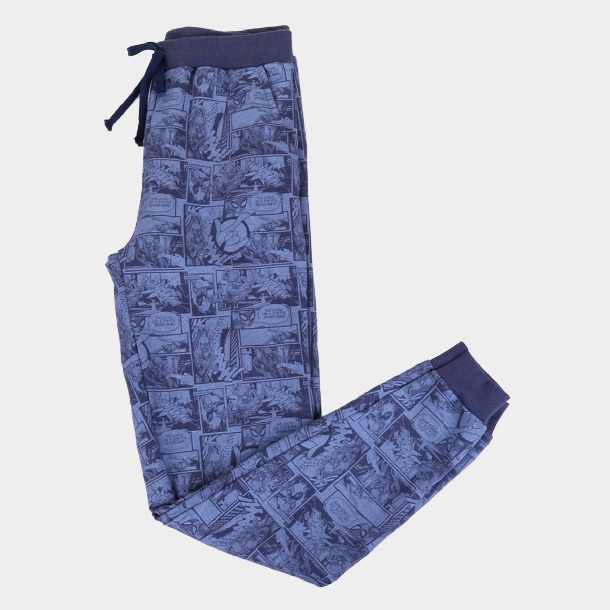 Calça Infantil Marvel Avengers Spiderman Full HQ Masculina - Marinho Menor preço em Calça Infantil Marvel Avengers Spiderman Full HQ Masculina - Marinho
