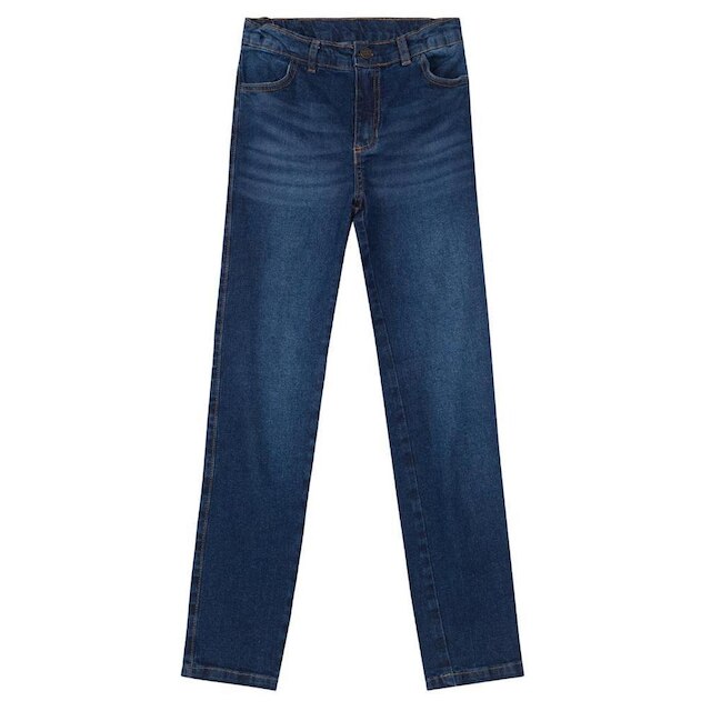Calça infantil menina em jeans Brandili