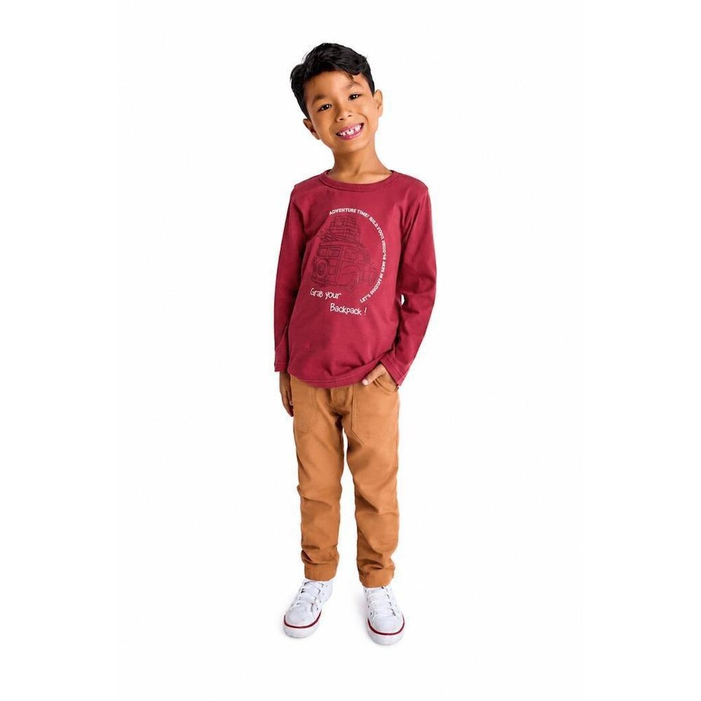 Calça Infantil Menino Acampamento Legal Alphabeto