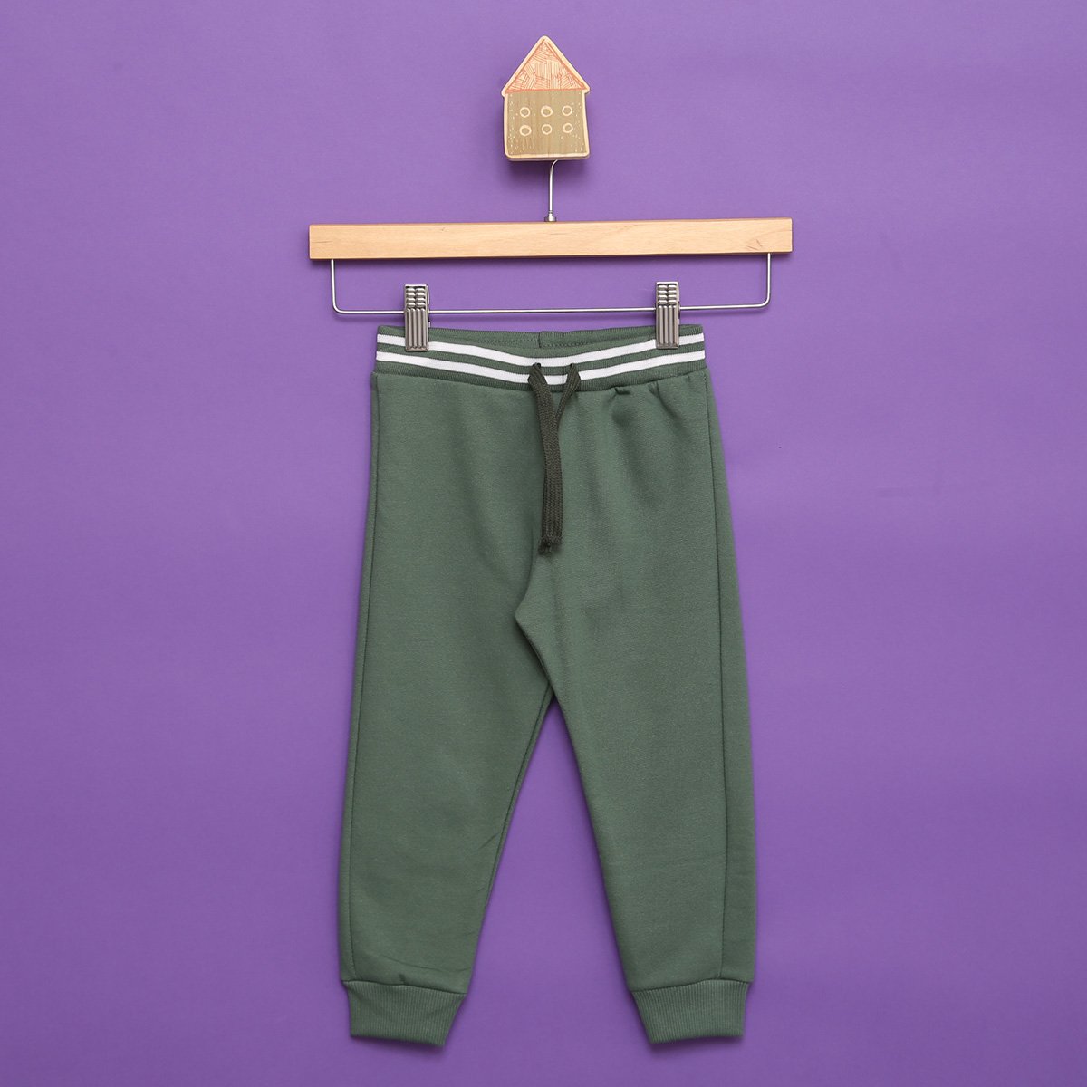 Calça Infantil Milon Moletom Peluciado Masculinana - Verde Menor preço em Calça Infantil Milon Moletom Peluciado Masculinana - Verde