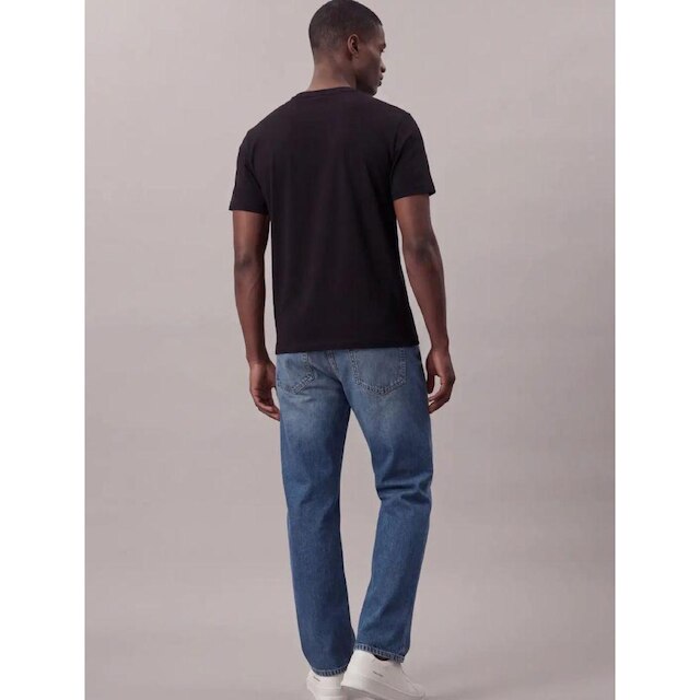 Calça Jeans Baggy Embossed Cós - Azul Médio