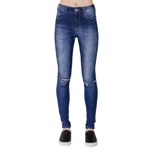CALÇA JEANS BIA SKINNY COLCCI - Azul