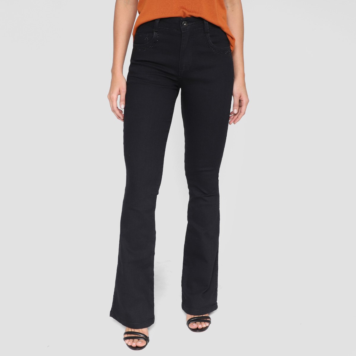 Calça Jeans Biotipo Flare Feminina Menor preço em Calça Jeans Biotipo Flare Feminina