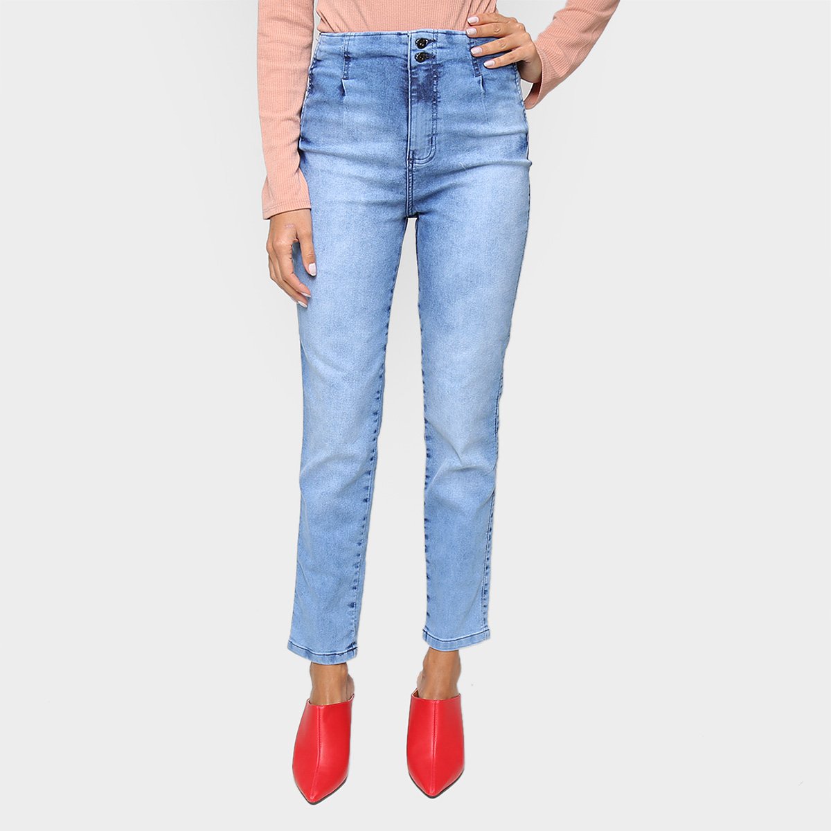 Calça Jeans Biotipo Skinny Barra Desfiada Feminina - Azul é ruim? Calça Jeans Biotipo Skinny Barra Desfiada Feminina - Azul é boa?