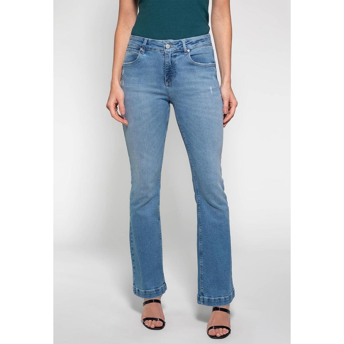 Calça Jeans Boot Cut Clara Guess Menor preço em Calça Jeans Boot Cut Clara Guess