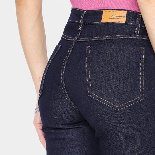 Calça Jeans Boot Cut Sawary Lisa Cintura Alta Feminina