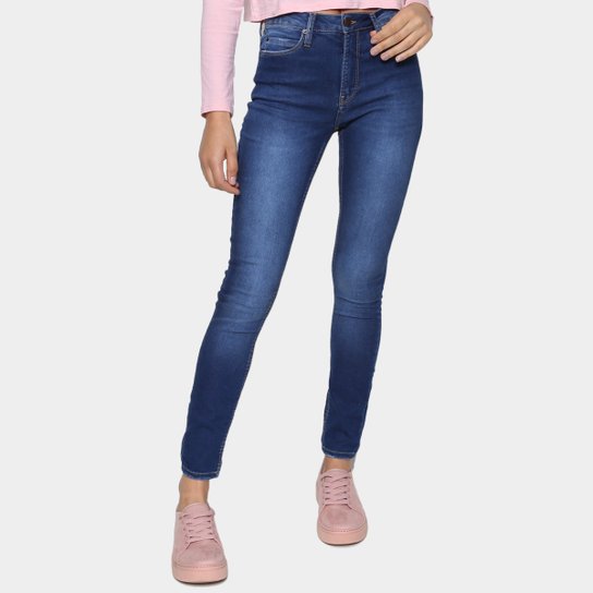 Calça Jeans Calvin Klein Skinny Feminina - Azul