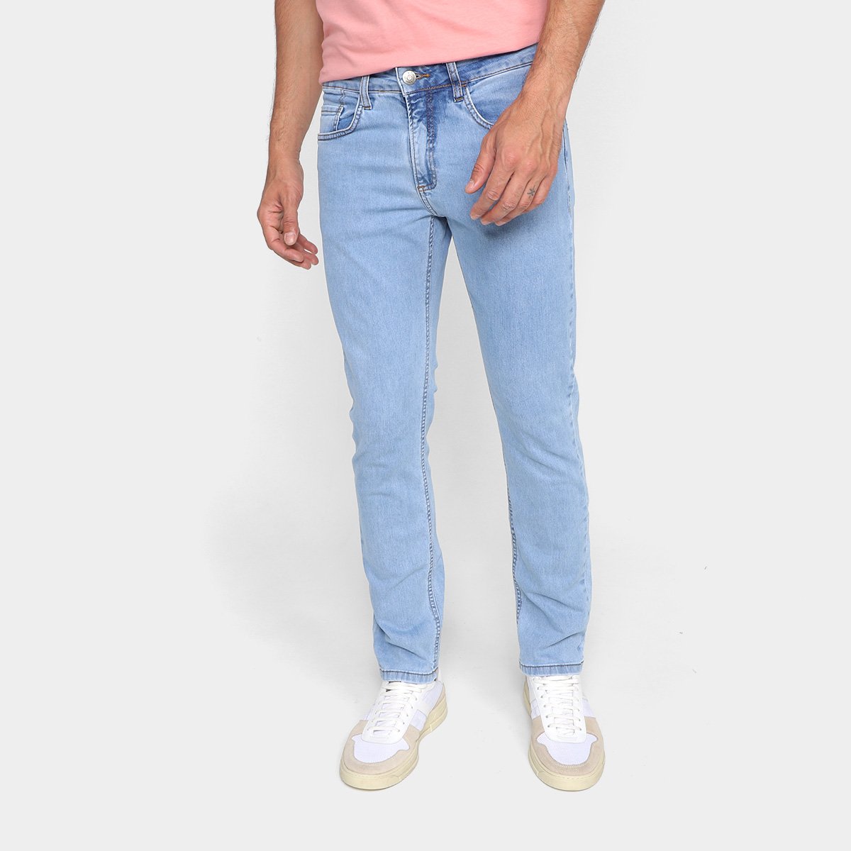 Calça Jeans Calvin Klein Skinny Masculina - Azul Menor preço em Calça Jeans Calvin Klein Skinny Masculina - Azul