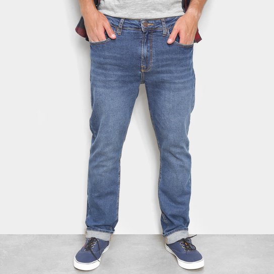 Calça Jeans Calvin Klein Slim Masculina - Azul