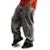 Calça Jeans Chronic Baggy Cinza Estonado Bordado Hip Hop 03 - Cinza