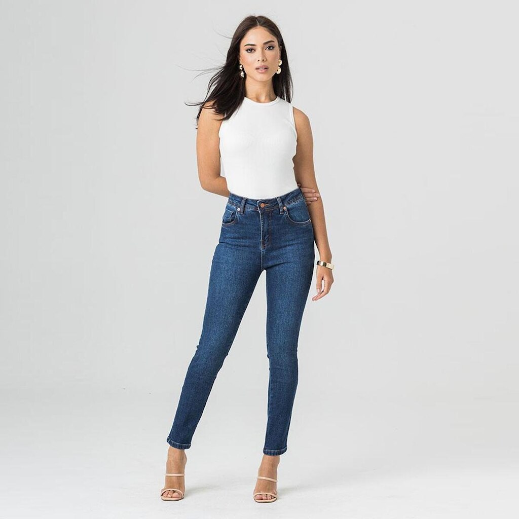 Calça Jeans Cigarrete Feminina Disparate