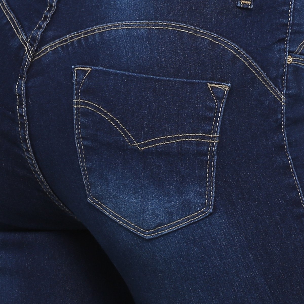 Jeans Cigarrete Sawary Estonada Cintura 