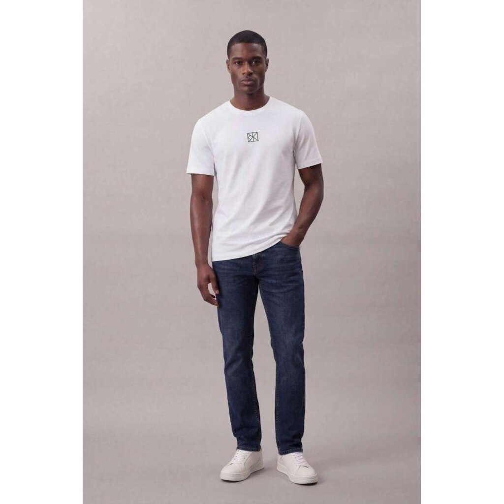 Calça Jeans Ckj Slim Dark Irving - Azul Médio