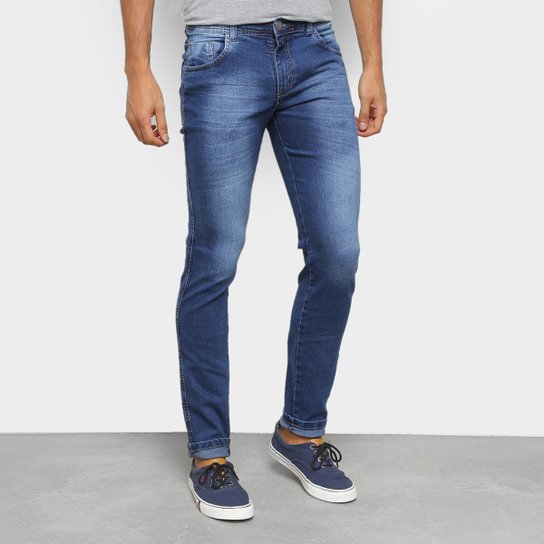 Calça Jeans Coffee Masculina - Azul