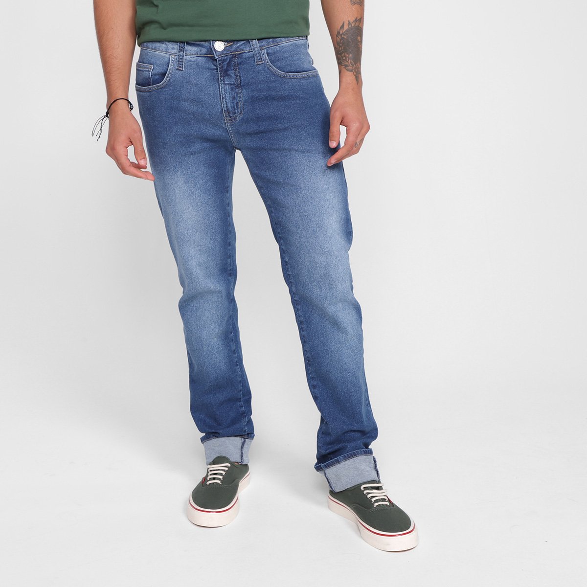 Calça Jeans Colcci Alex Masculina - Azul Menor preço em Calça Jeans Colcci Alex Masculina - Azul