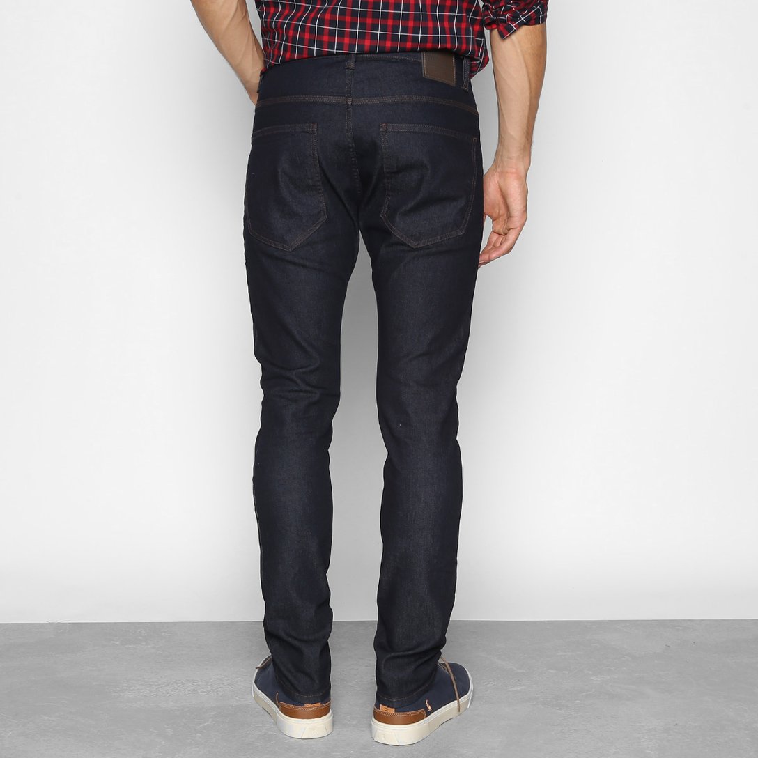 Calça Jeans Colcci John Cropped Masculina Preto Zattini