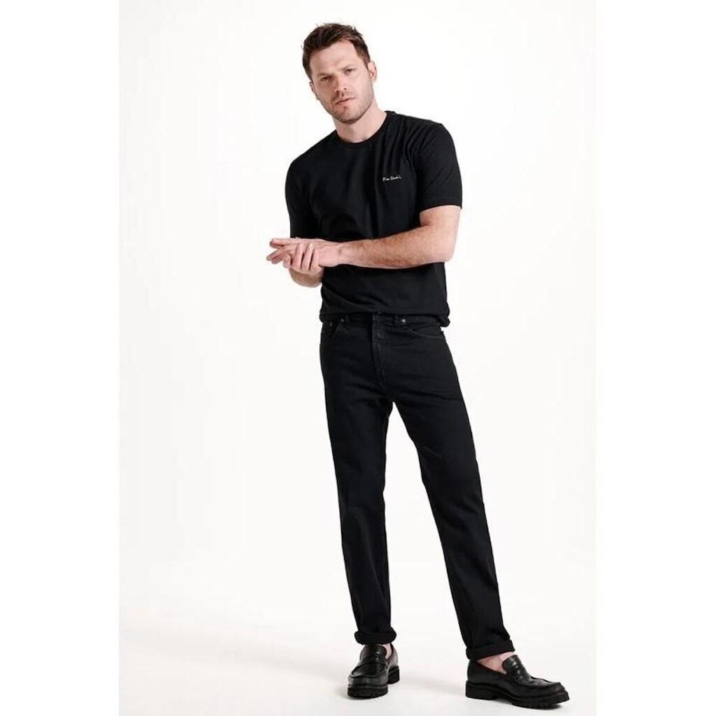 Calca jeans com elastano Pierre Cardin
