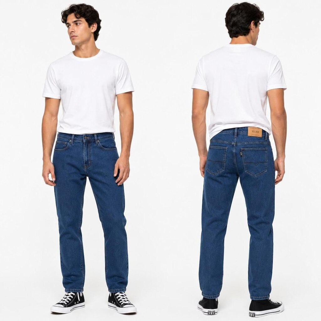 Calça jeans Comfort com elastano Vilejack