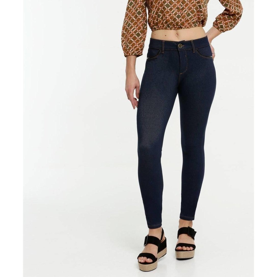 Calça Jeans Costa Rica Jegging Bolsos Feminina Azul Zattini