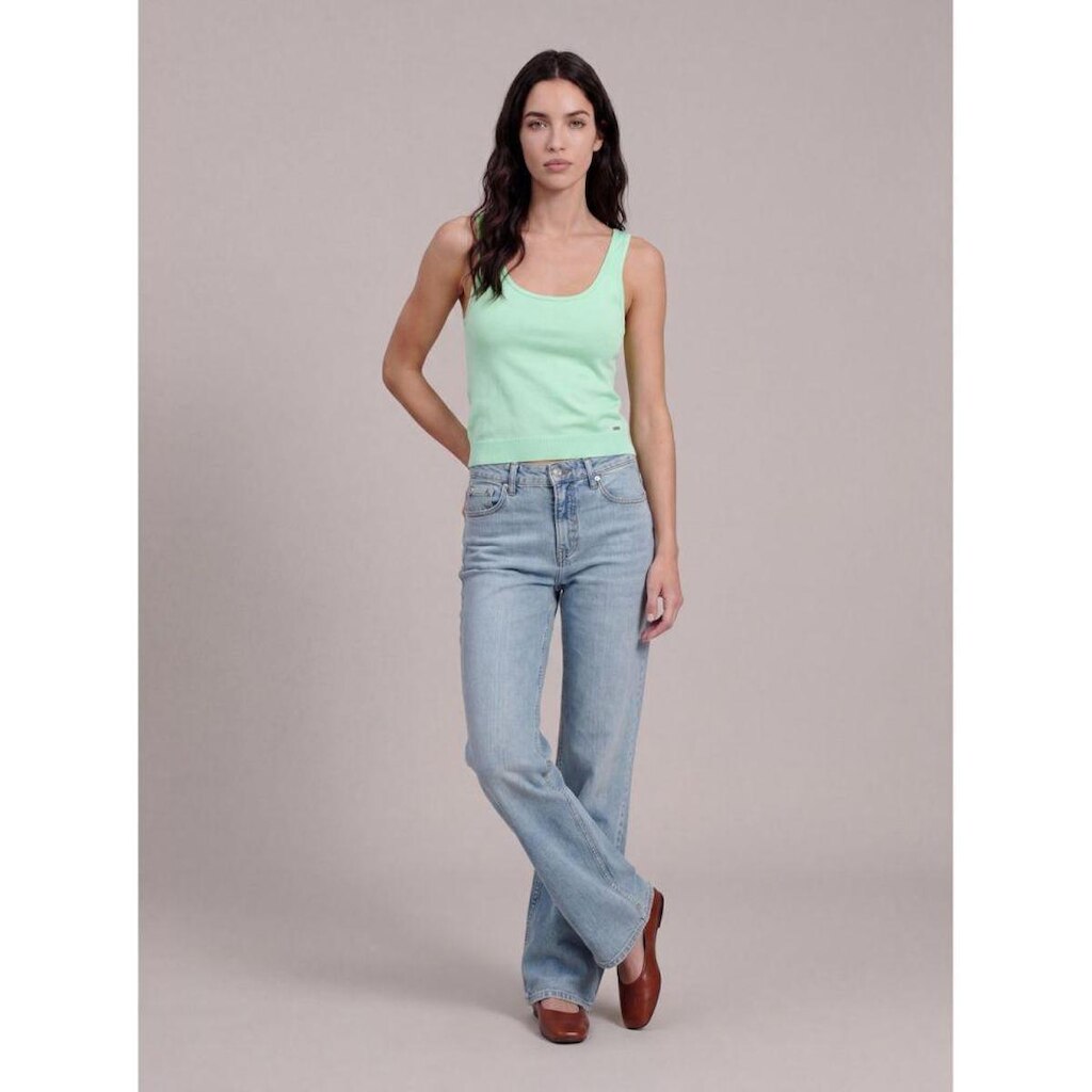 Calça Jeans Cropped Straight B. a Fio - Azul Claro