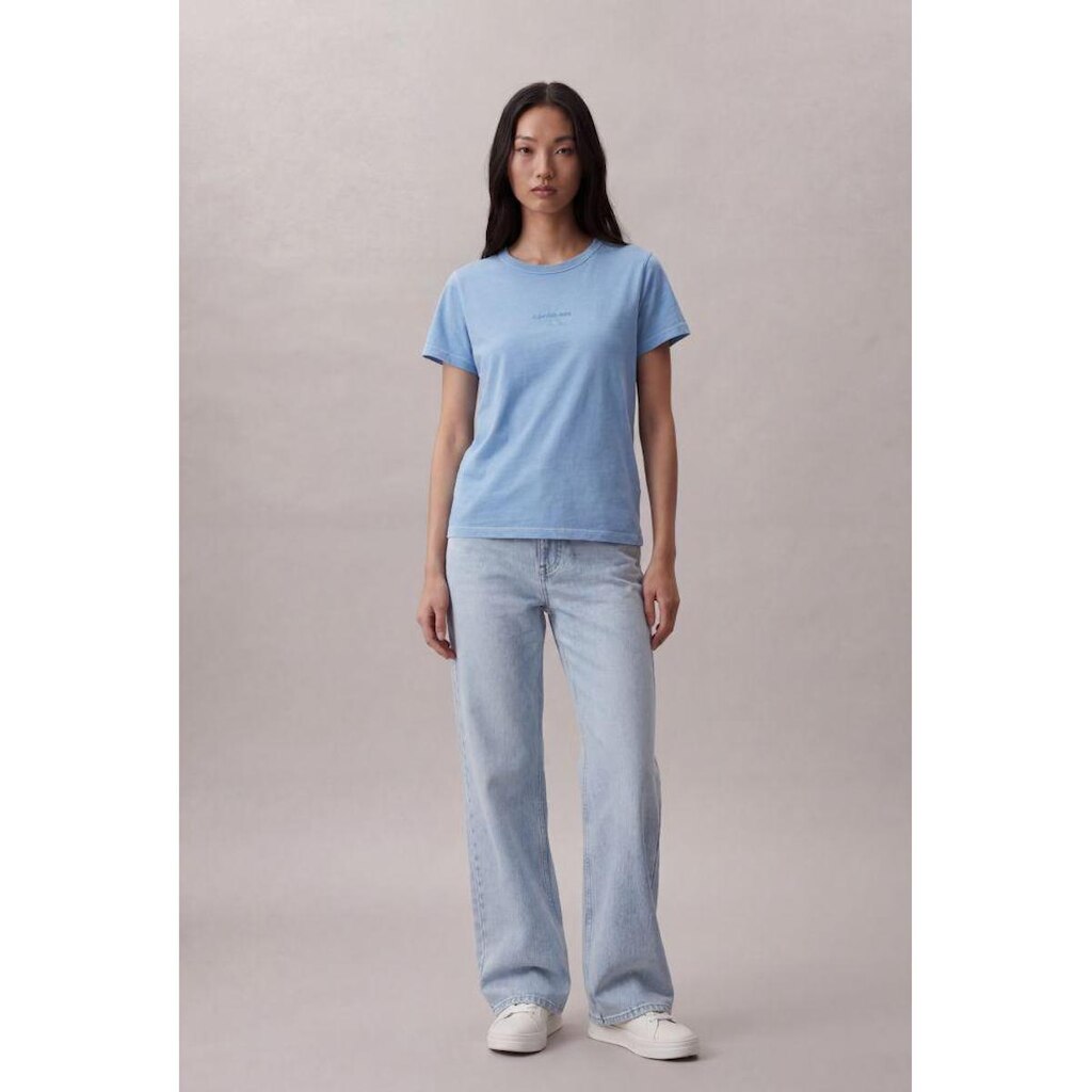 Calça Jeans Cropped Straight B. a Fio - Azul Claro