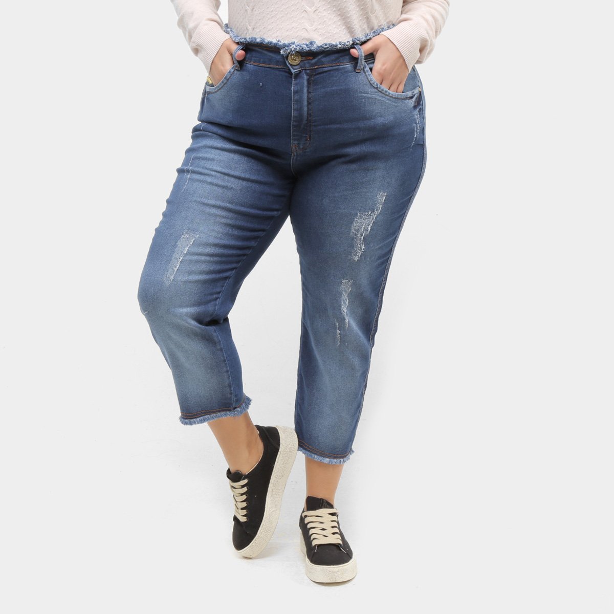 all star jeans desfiado