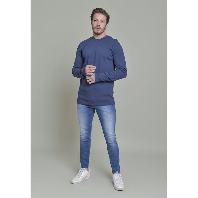 Calça Jeans Dialogo Jogging Barra Fio Com Elastic